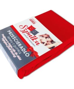 Prześcieradło czerwień