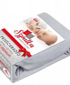 Jersey z gumką 60x120 popiel