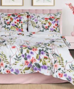 Satyna premium Kwiaty kolorowa