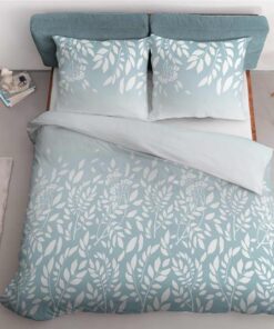 Ombre Liście Kwiaty 100% bawełna
